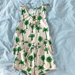 SweetHoney girls 2 piece pj, Sz 8